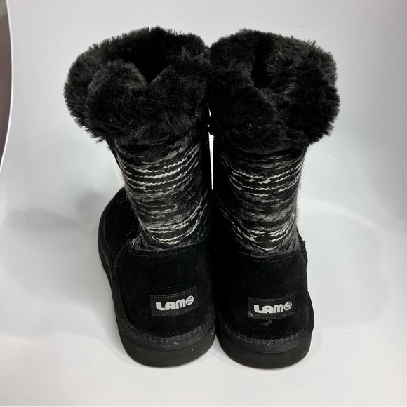 Lamo suede boots black size 9 - Picture 5 of 8